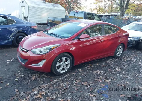 2016 Hyundai Elantra Value Edition z USA, uszkodzony, nr VIN KMHDH4AE5GU479770